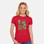Captain Obvious-womens fitted tee-Joshua Kemble