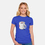 Something Strange, In Your Beverage-womens fitted tee-David Staffell