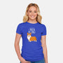 I Prefer My Corgi-womens fitted tee-ursulalopez