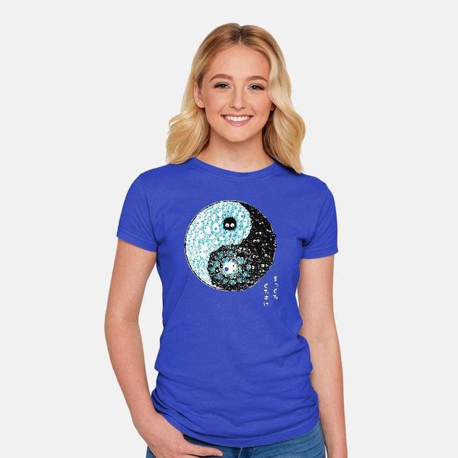 Dancing Forces-womens fitted tee-Harantula