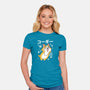 Kawaii Corgi-womens fitted tee-vp021