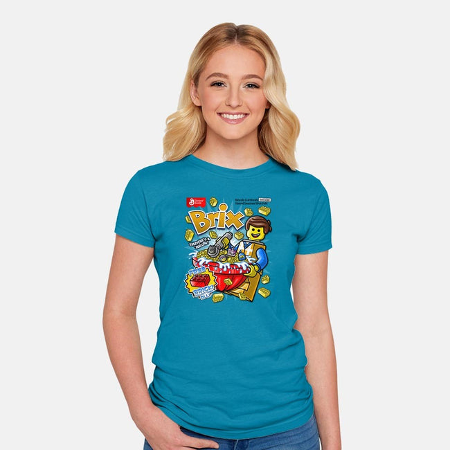 Brix Cereal-womens fitted tee-Punksthetic