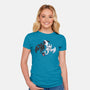 Wings-womens fitted tee-DoOomcat