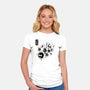 Makkuro Kurosuke Ink-womens fitted tee-DrMonekers