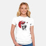 Red Sun Princess-womens fitted tee-ddjvigo