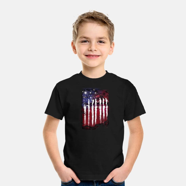 Hawkins 4th of July-youth basic tee-dandingeroz