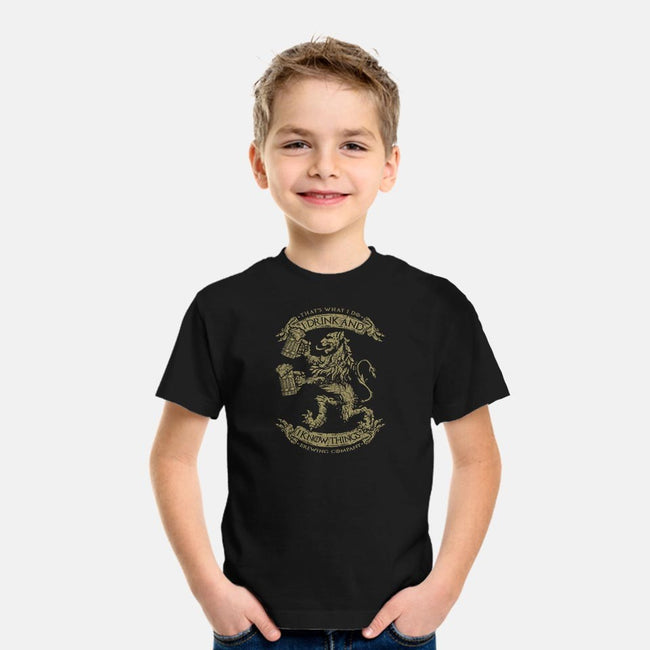 That's What I Do Brewing Co.-youth basic tee-roosterbrand