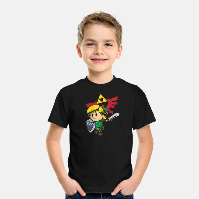 Hylian Hero-youth basic tee-DrMonekers