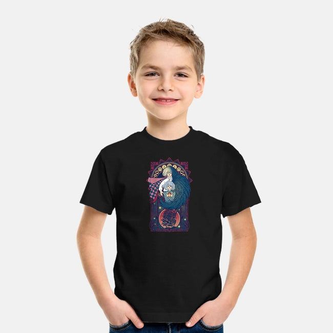 Art of a Moving Castle-youth basic tee-Chocolateraisinfury