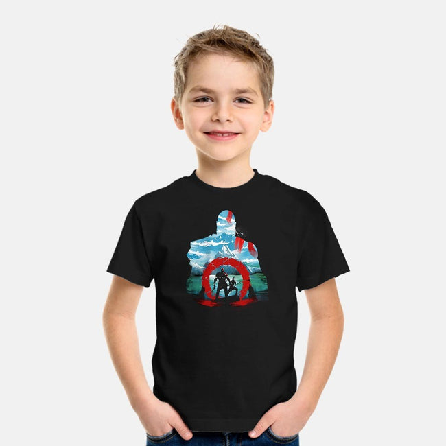 Father and Son Adventure-youth basic tee-dandingeroz