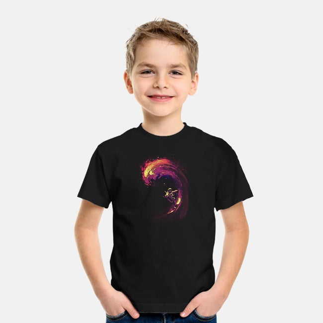 Space Surfing-youth basic tee-nicebleed