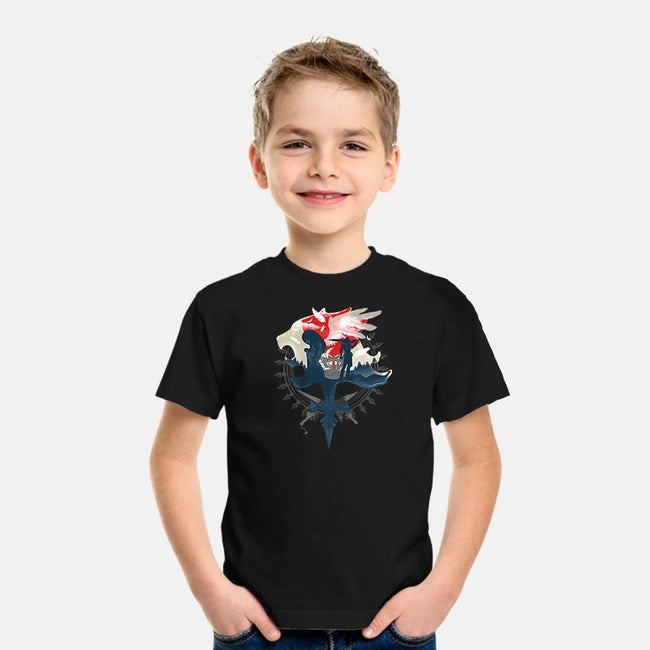 Gunblades and Angels-youth basic tee-hypertwenty