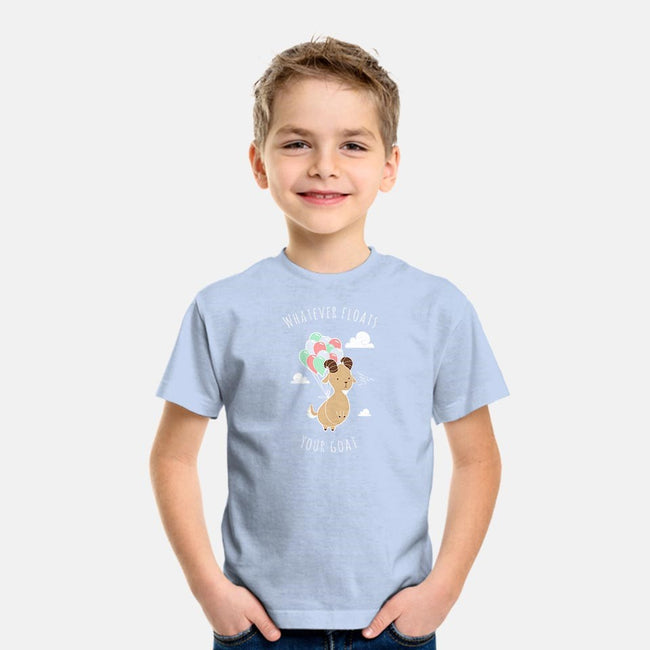 Whatever Floats Your Goat-youth basic tee-ChocolateRaisinFury