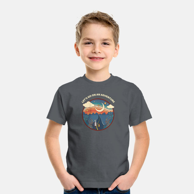 Let's Go on An Adventure-youth basic tee-zody