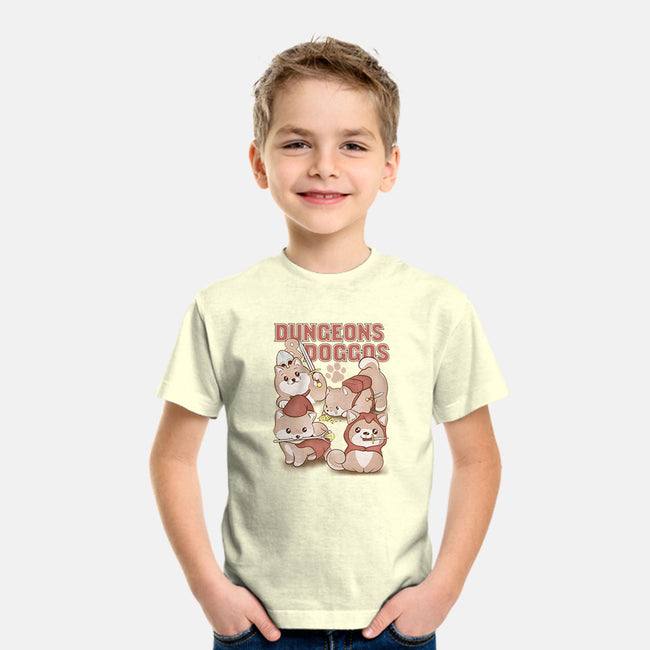 Dungeons and Doggos-youth basic tee-glassstaff