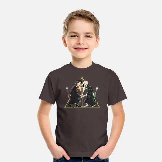 Wizard Vs Wizard-youth basic tee-SarahCave