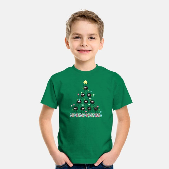 Merry Dusty Christmas!-youth basic tee-soulful