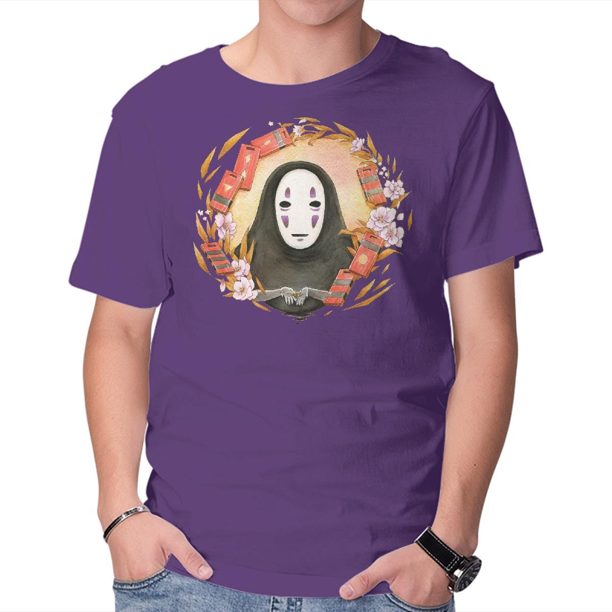 Tシャツ・カットソー NOT4NERD Divine Head TShirts Charcoal J1TS010BCH No Face-mens basic tee-Cinnamoron – TeeFury