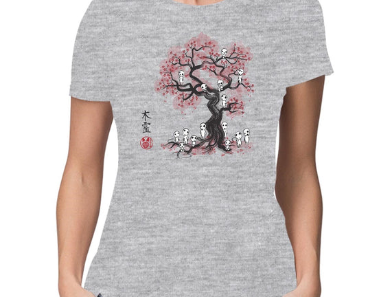 Forest Spirits Sumi-e